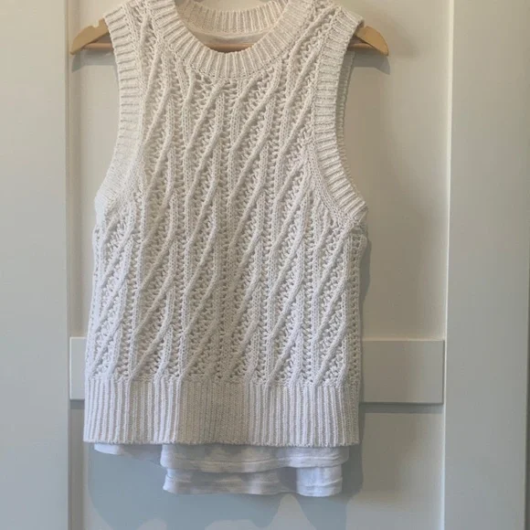 Brochu Walker Ivory Knit Top - Picture 1 of 2